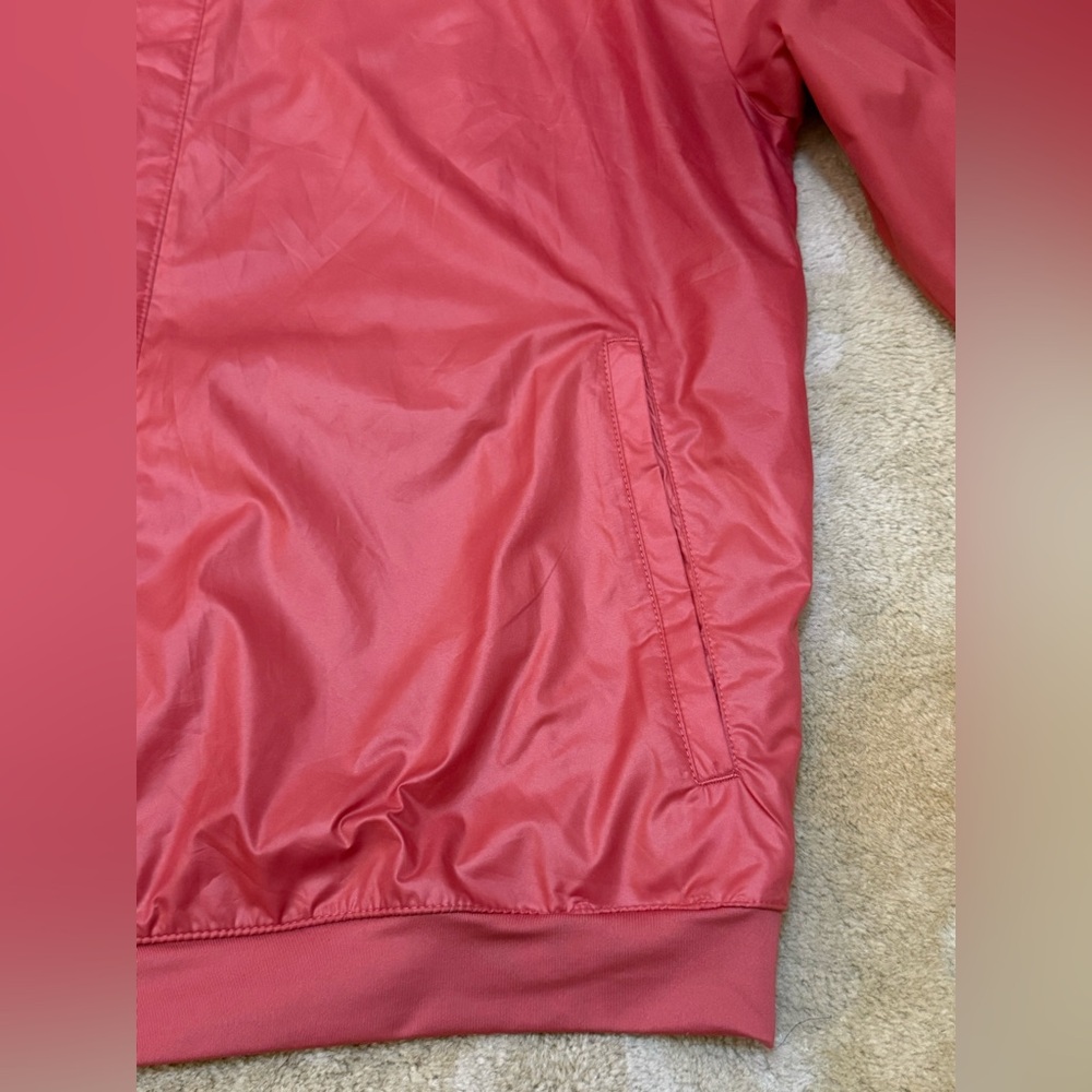 Nike Running magenta pink snap button logo windbreaker women’s size medium - Picture 10 of 13